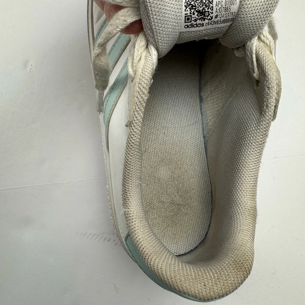 Adidas Grand court 2.0 in cloud white,jade,pink size 5